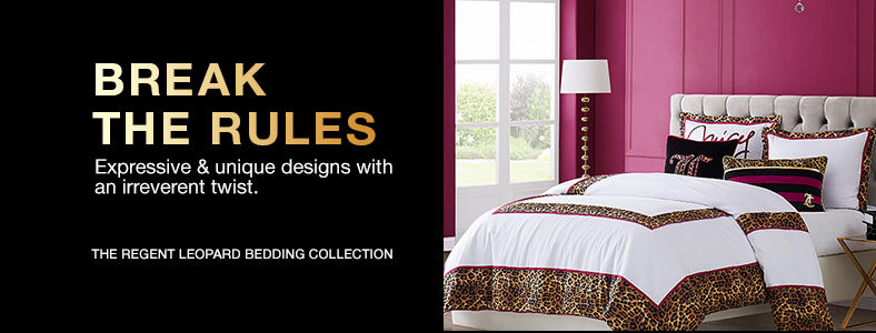 Break The Rules, The Regent Leopard Bedding Collection
