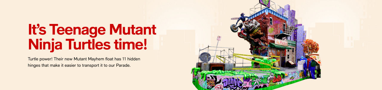 It's Teenage Mutant Ninja Turtles time!