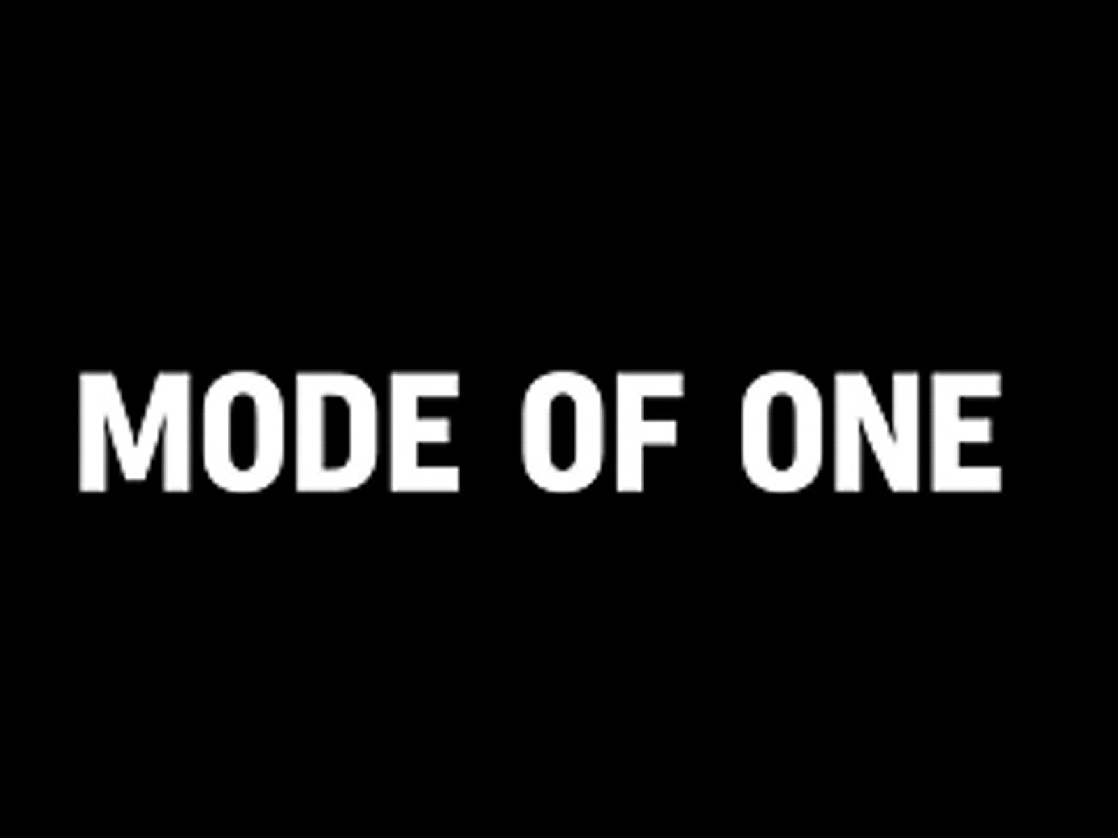 Mode of One