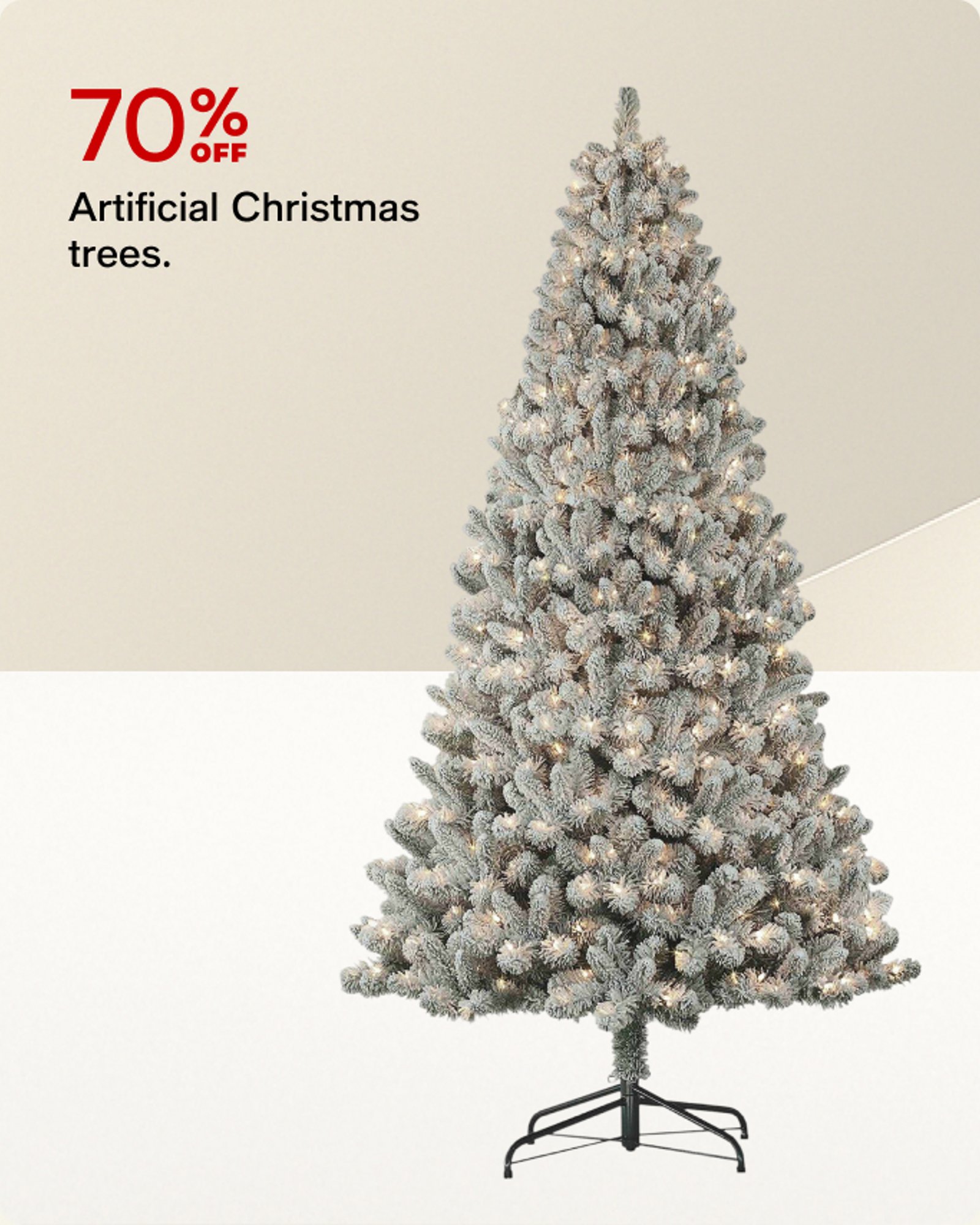Artificial Christmas Trees 