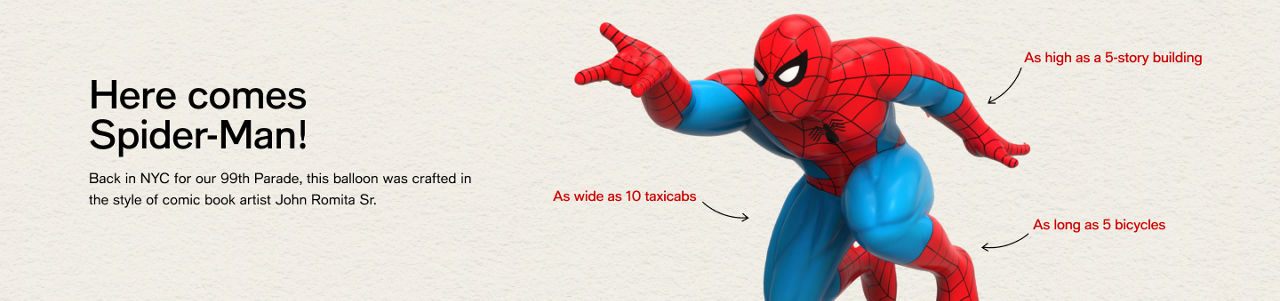 Here comes Spider-Man!