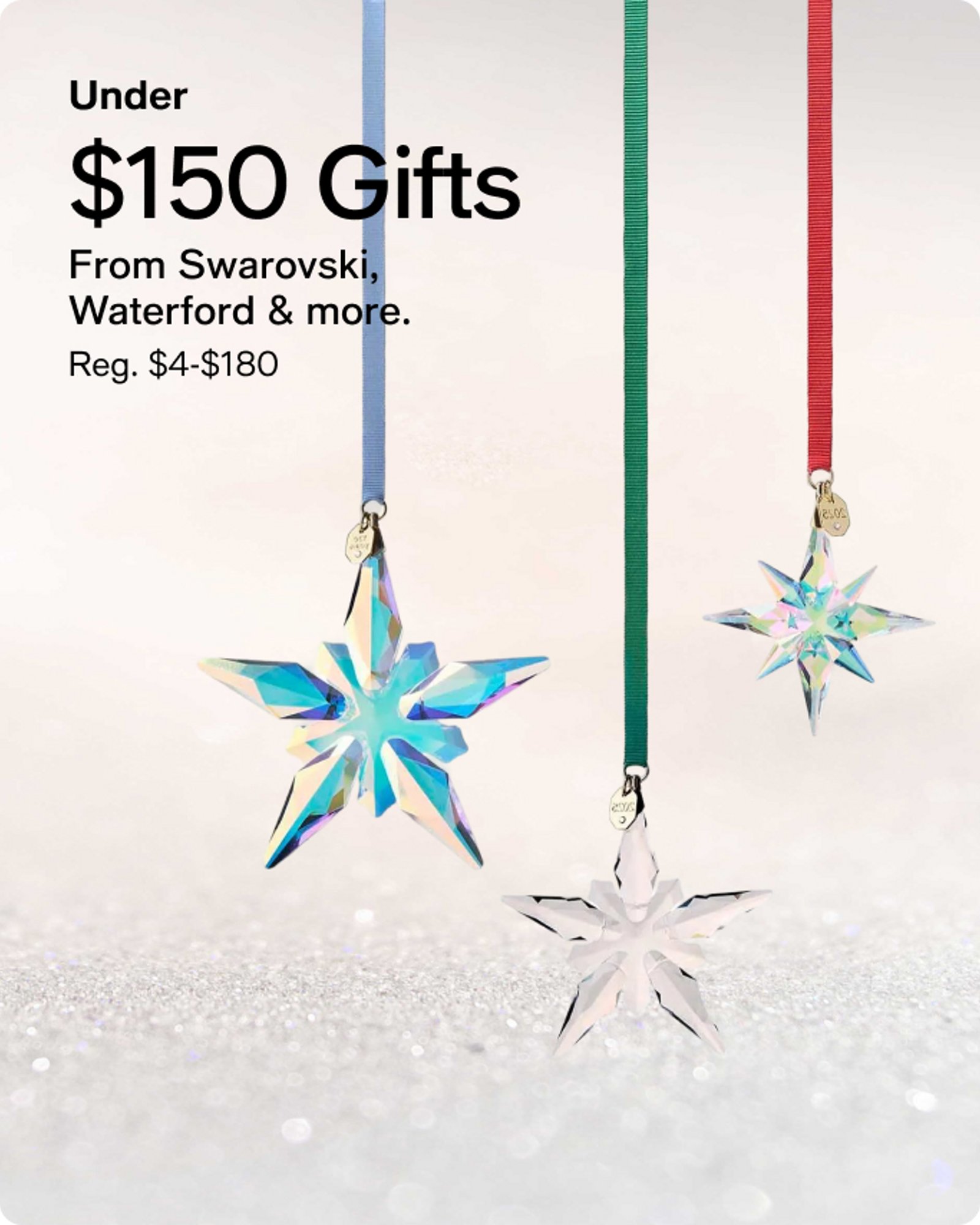 Gifts from Swarovski, Waterford and More