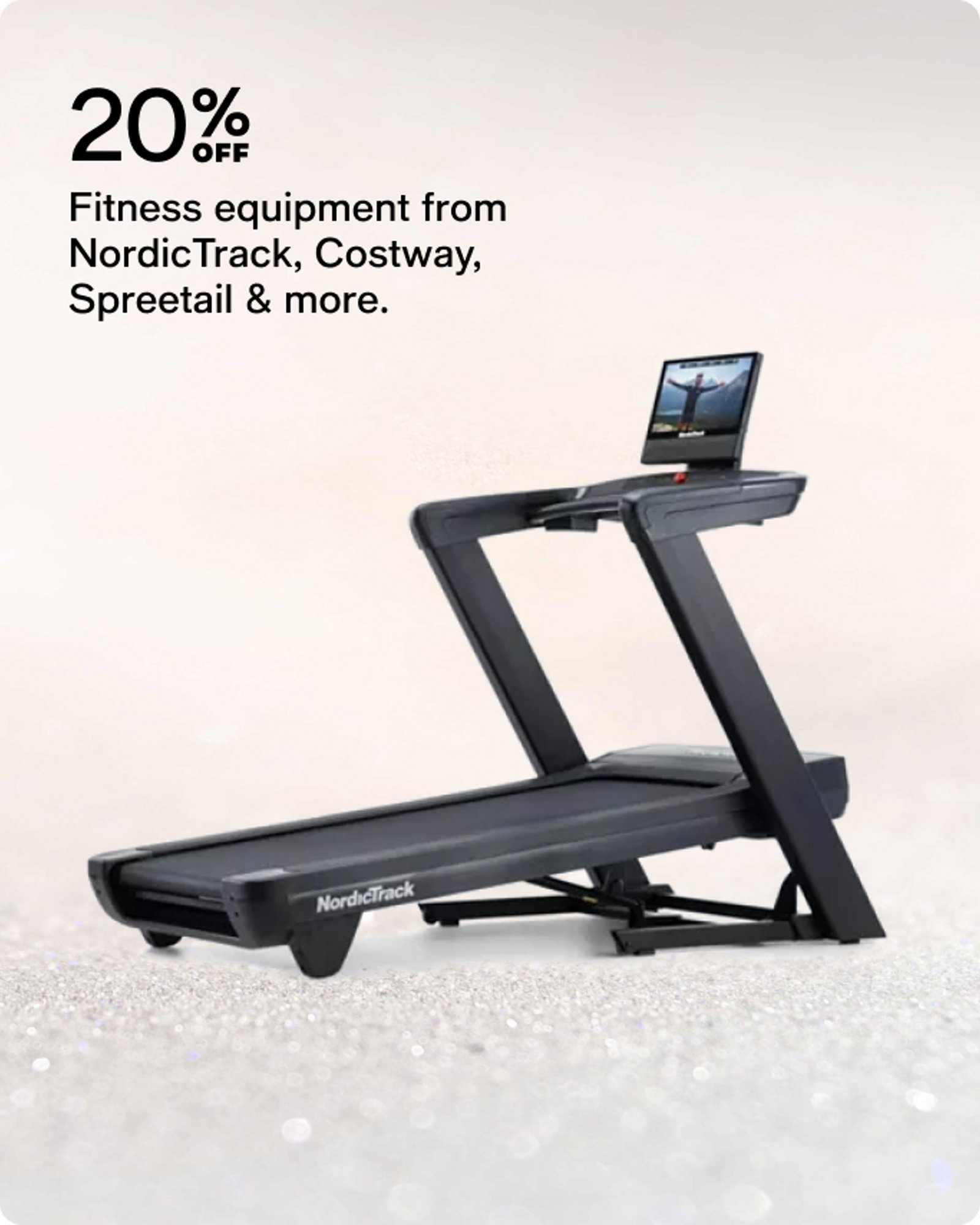 20 off Fitness Eqipment