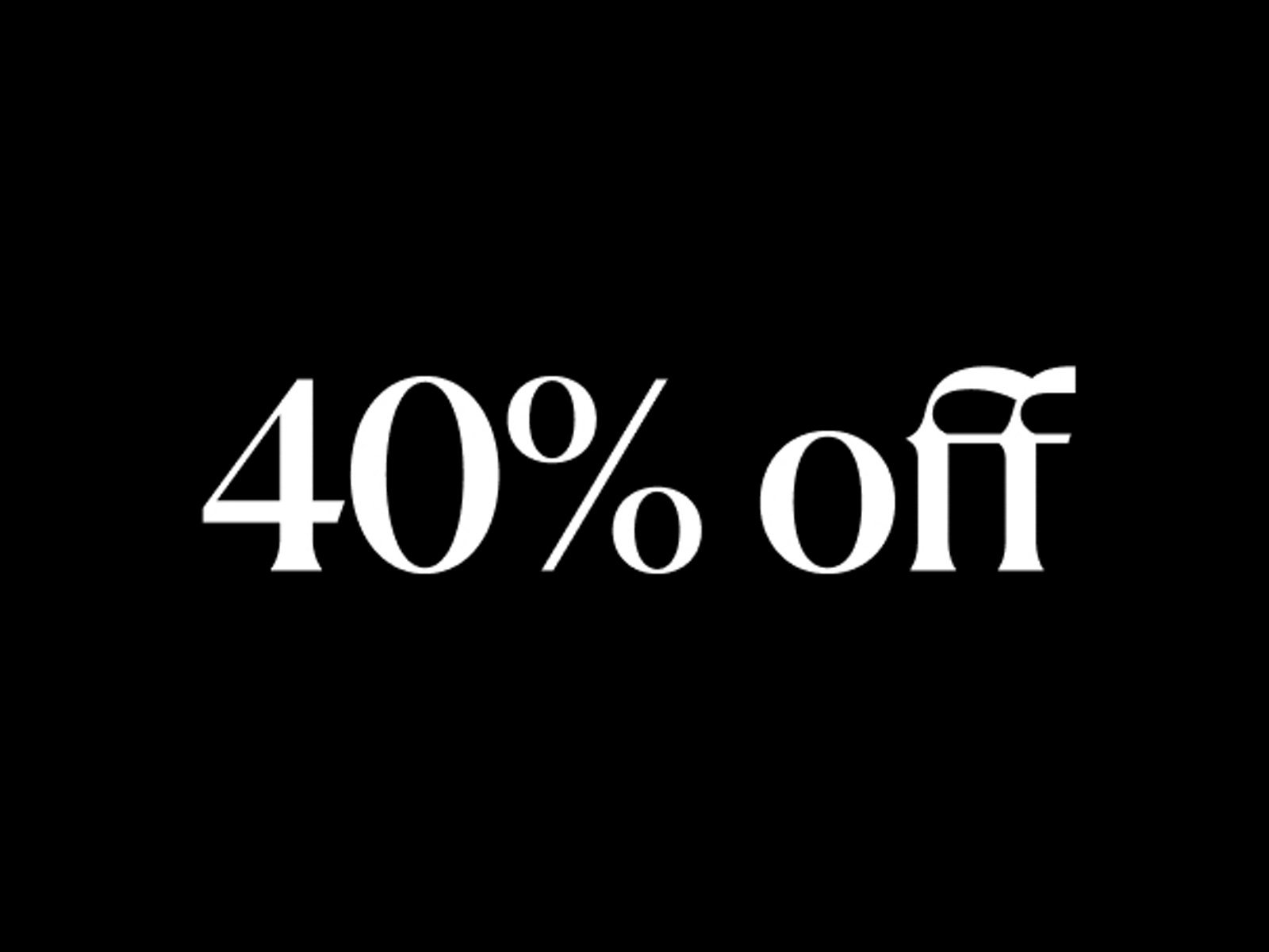 40%OFF