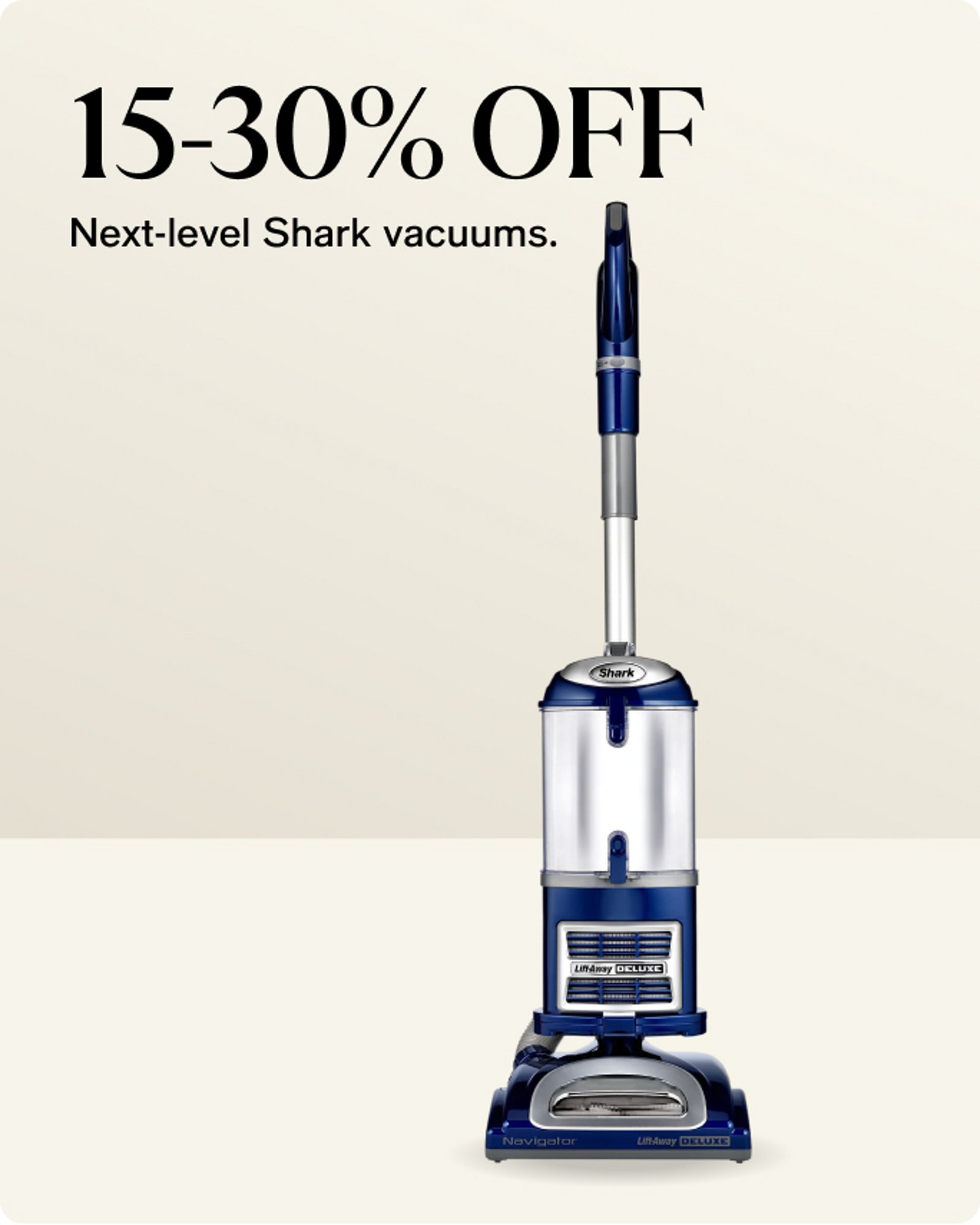 Home-offer-card-15-30-off-next-level-shark-vacuums