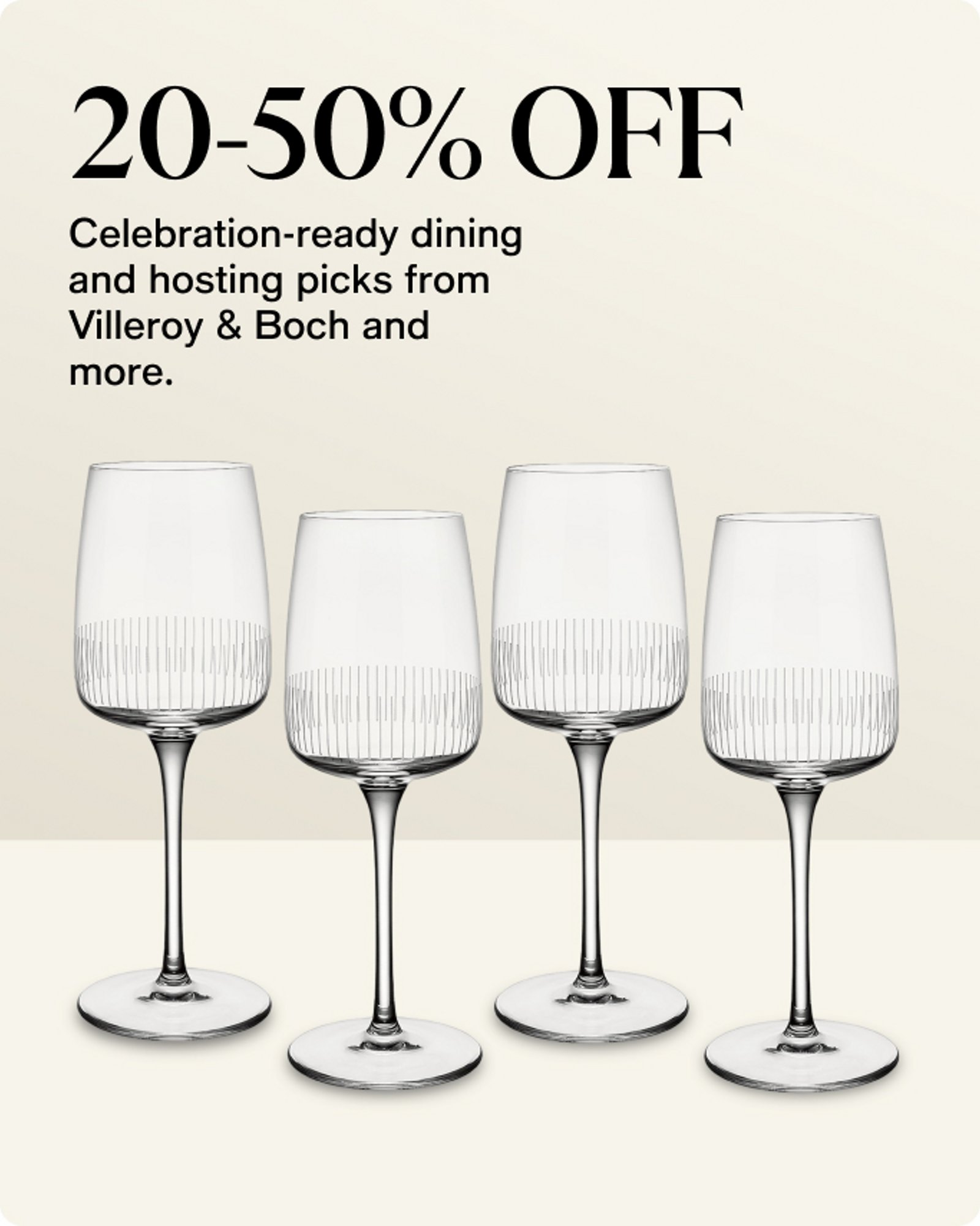 Home-offer-card-20-50-off-celebration-ready-dining-and-hosting-picks-from-villeroy-and-more