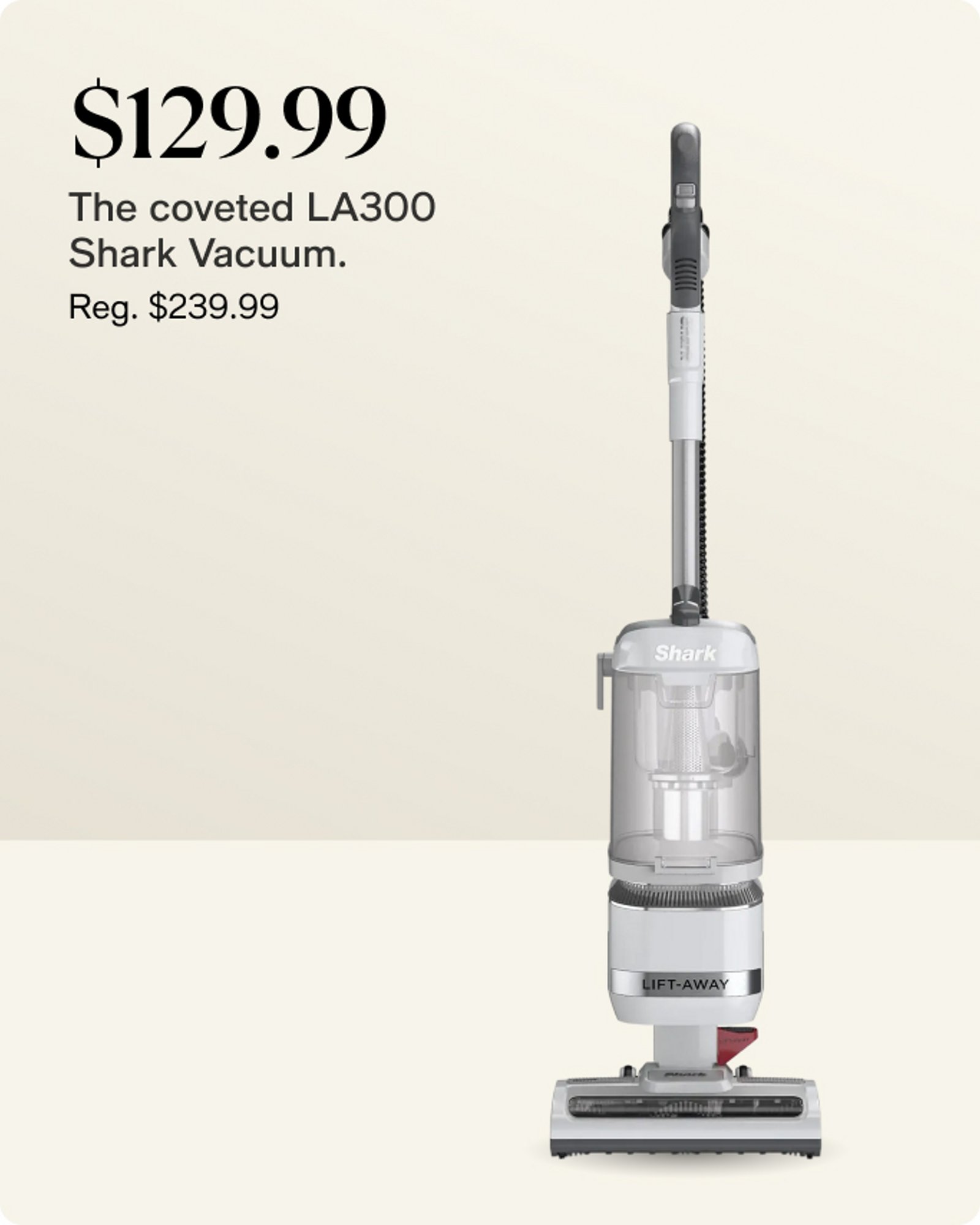 Home-offer-card-119.99-the-coveted-LA300-shark-vacuum