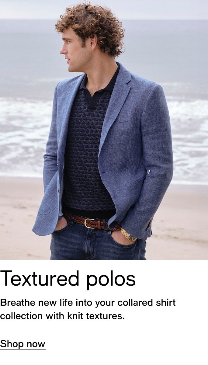 Textured polos