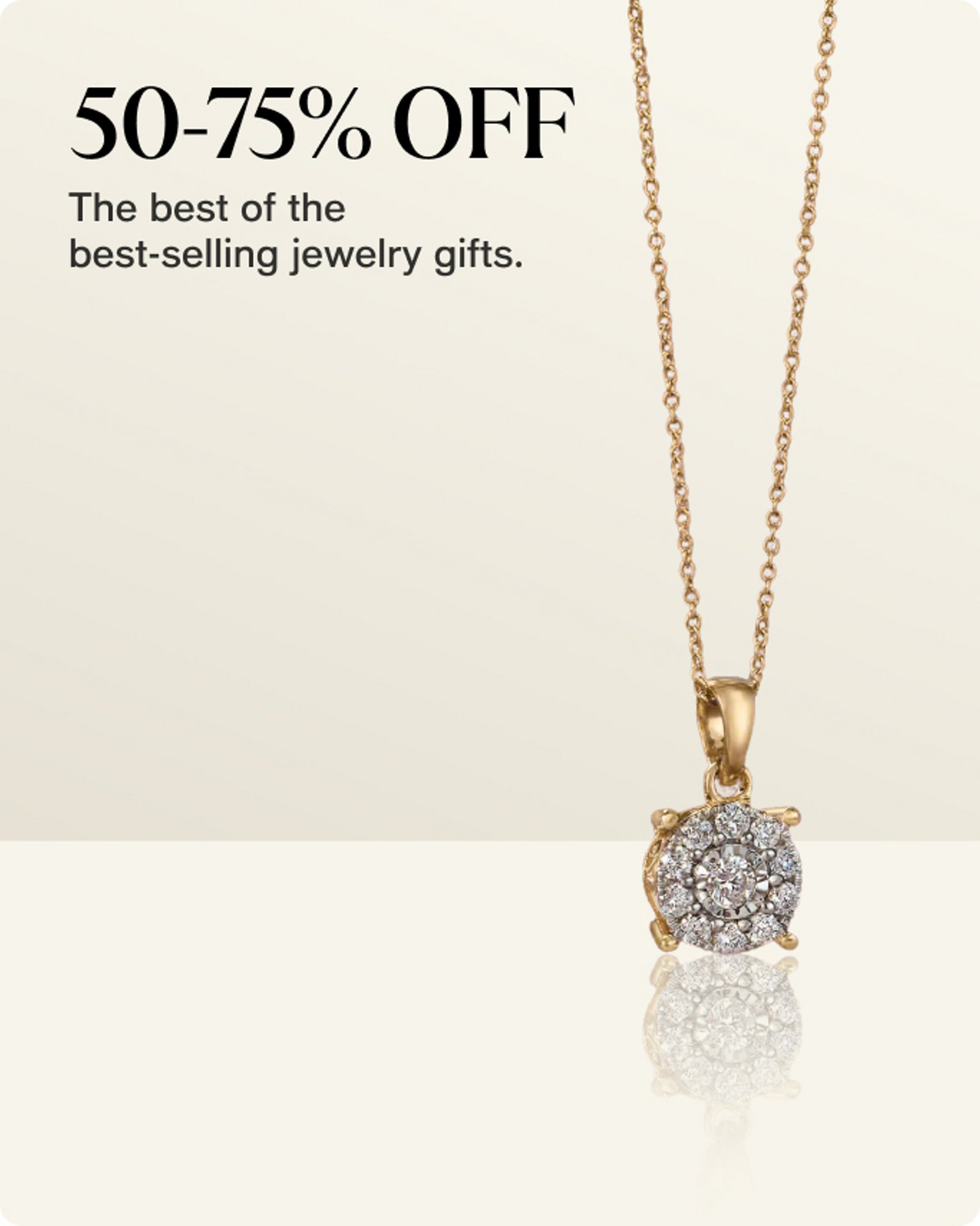 50-75% off bestselling jewelry gifts